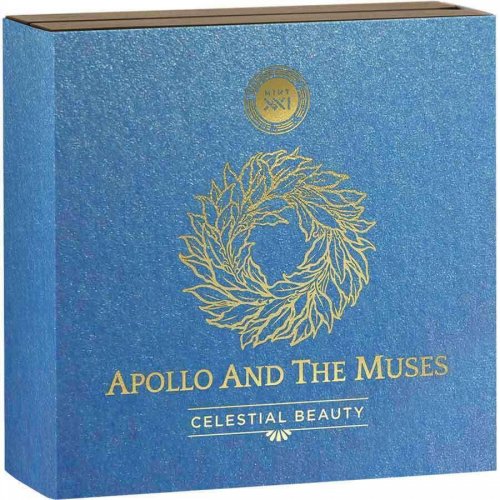 Cameroon 2022 5000 Francs Apollo & the Muses Celestial Beauty 5 Oz Silver Coin