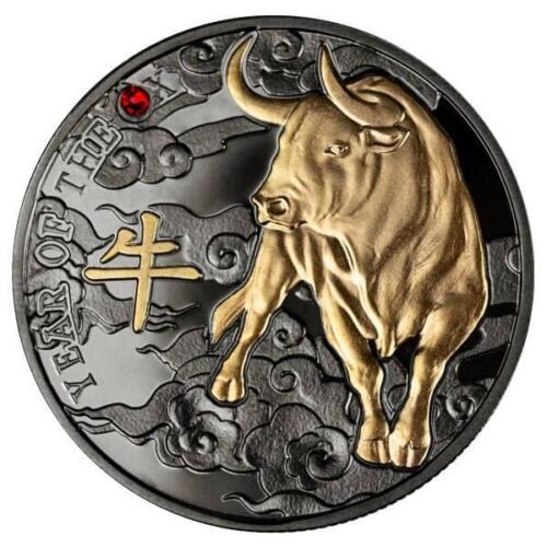 Cameroon 2021 500 Francs Chinese Calendar - YEAR OF THE OX 10g silver coin