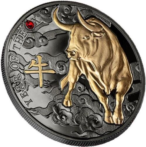 Cameroon 2021 500 Francs Chinese Calendar - YEAR OF THE OX 10g silver coin