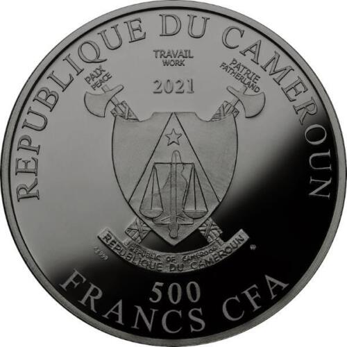 Cameroon 2021 500 Francs Chinese Calendar - YEAR OF THE OX 10g silver coin