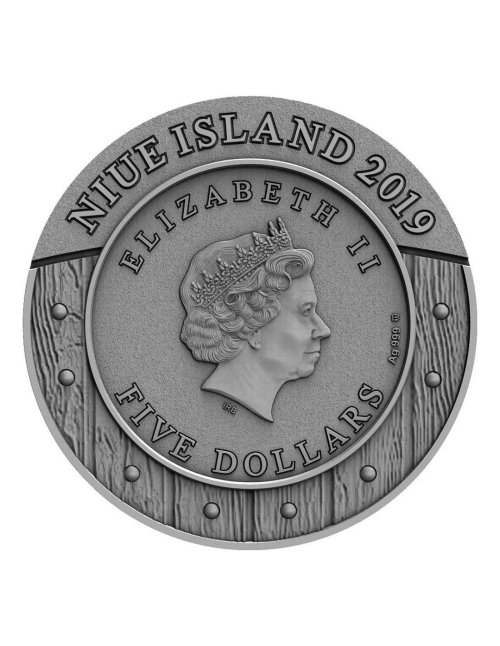 Niue 2019 5$ AMAZONS Woman Warrior 2 Oz silver coin