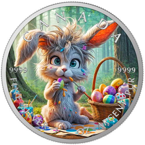 Canada 2025 5$ Happy Easter Monday 1 Oz silver coin