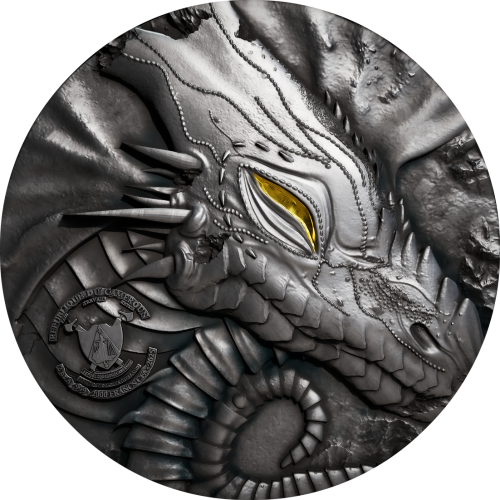 Cameroon 2025 2000 Francs MOTHER OF DRAGON Legends of Babylon 2 Oz silver coin