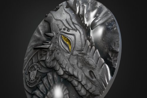 Cameroon 2025 2000 Francs MOTHER OF DRAGON Legends of Babylon 2 Oz silver coin