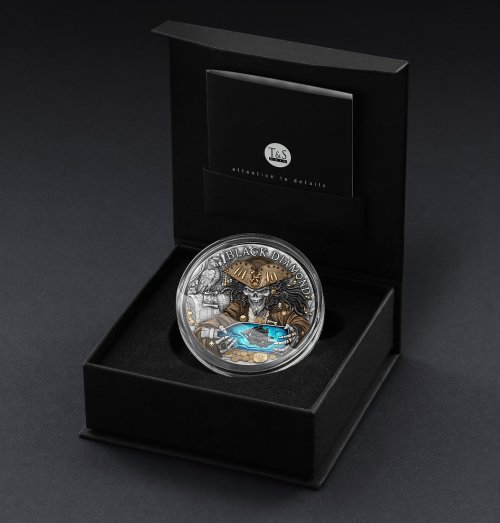 Niue 2025 5$ BLACK DIAMOND The Pirates 2 Oz silver coin