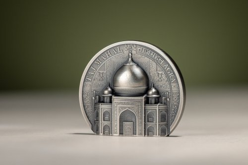 Cook Island 2025 10$ TAJ MAHAL Historical Monuments 2 Oz silver coin
