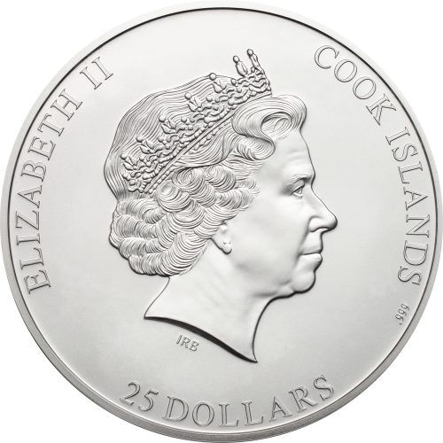 Cook Islands 2020 25$ CARSTENSZ PYRAMID 7 Summits 5 Oz silver coin