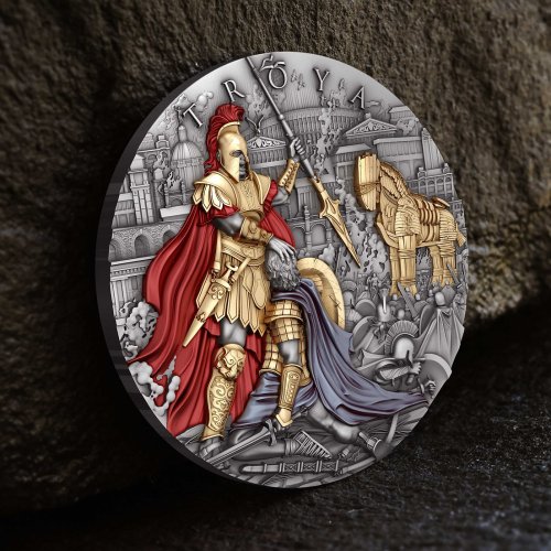 Niue 2024 5 $ TROYA 2 Oz silver coin