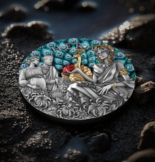 Niue 2025 5 $ HERA Divine Beauty 2 Oz silver coin