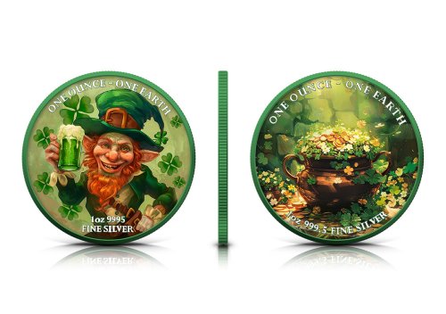 Fiji 2022 1$ - St. Patrick’s Day 1 Oz silver coin