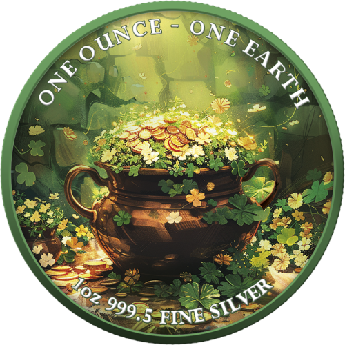 Fiji 2022 1$ - St. Patrick’s Day 1 Oz silver coin