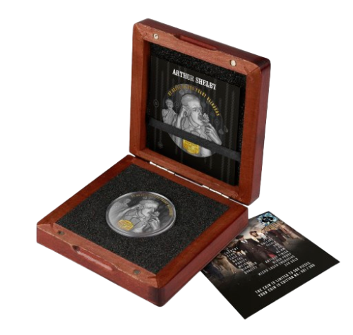 Niue 2024 5$ ARTHUR SHELBY Peaky Blinders 2 Oz silver coin