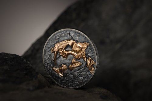 Mongolia 2023 500 Togrog Evolution of Life – Nimravidae 1 Oz silver coin