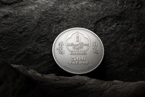 Mongolia 2023 500 Togrog Evolution of Life – Nimravidae 1 Oz silver coin