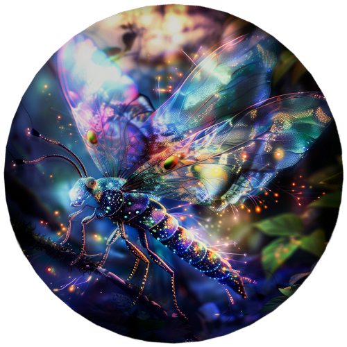 Cameroon 2025 1000 Francs DRAGONFLY IN FAIRYLAND 1 Oz silver coin