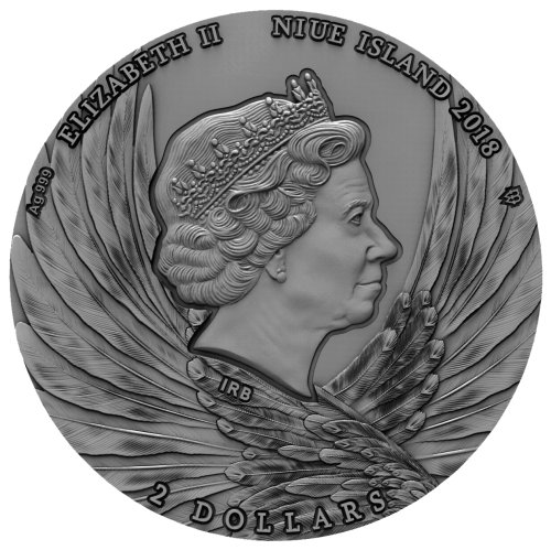 Niue 2018 2$ PHILIPPINE EAGLE Sky Hunters 1 Oz silver coin