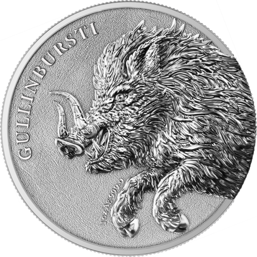 Germania 2025 5 Mark Germania Beasts - Gullinbursti 1 Oz silver coin