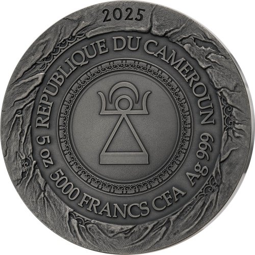 Cameroon 2025 5000 Francs HANNIBAL BARCA Great Commanders 5 Oz silver coin