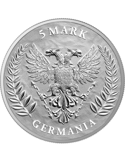 Germania 2025 5 Mark- Lady Germania 1 Oz silver coin
