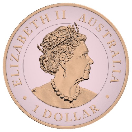 Australia 2022 1$ Koala Rosegold 1 Oz silver coin