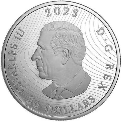 Canada 2025 30$ MAGIC OF THE NORTHERN LIGHTS 62,69g silver coin