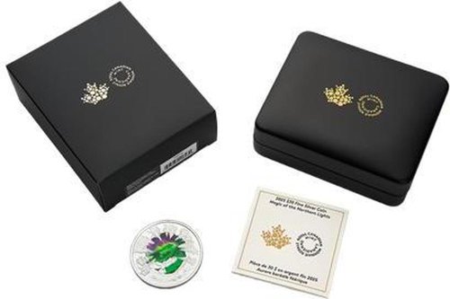 Canada 2025 30$ MAGIC OF THE NORTHERN LIGHTS 62,69g silver coin