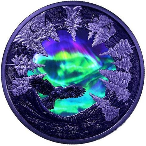 Canada 2025 30$ MAGIC OF THE NORTHERN LIGHTS 62,69g silver coin