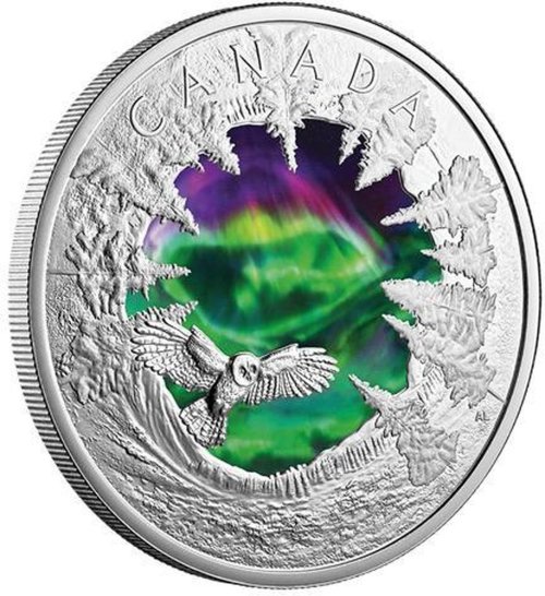 Canada 2025 30$ MAGIC OF THE NORTHERN LIGHTS 62,69g silver coin
