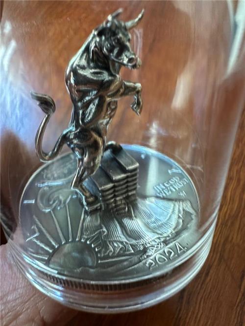 USA 2024 5$ American Eagle-BULL 1 Oz Exclusive silver coin