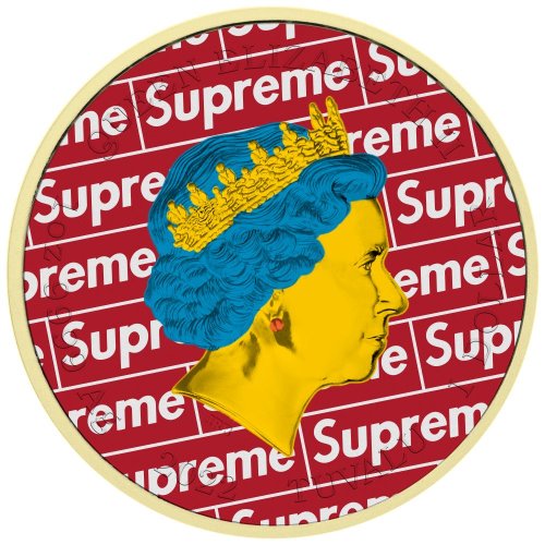 Tuvalu 2022 1$ -Bart Simpson Supreme 1 Oz silver coin