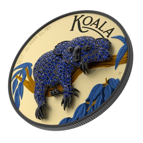 Australia 2022 1$ Koala Gold 1 Oz silver coin