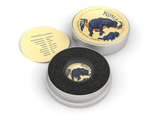 Australia 2022 1$ Koala Gold 1 Oz silver coin