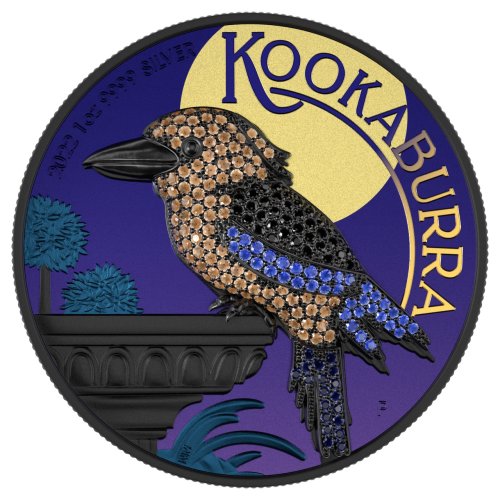 Australia 2022 1$ Kookaburra Night 1 Oz silver coin