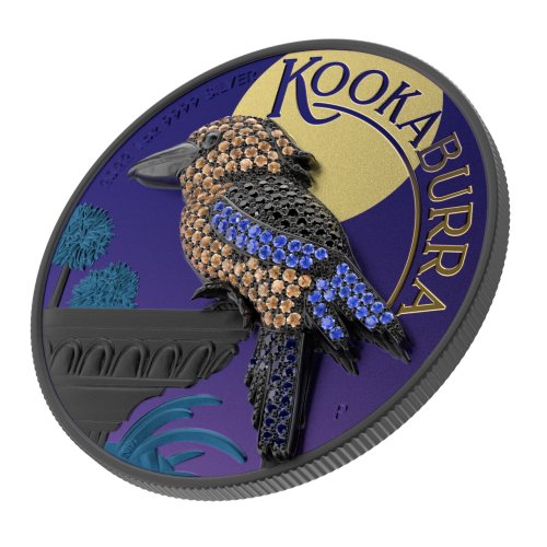 Australia 2022 1$ Kookaburra Night 1 Oz silver coin