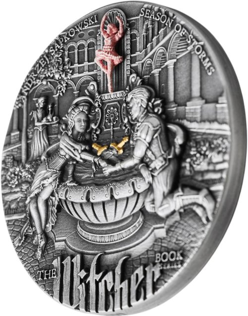 Niue 2025 5$ SEASON OF STORMS The Witcher 2 Oz silver coin