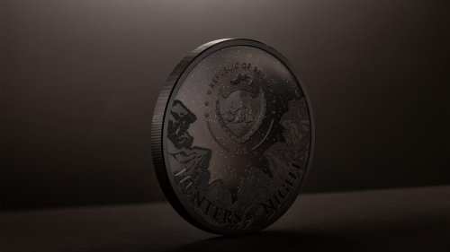 Palau 2023 50$ PYTHON Hunters By Night 1 Kg silver coin