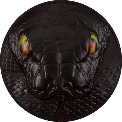 Palau 2023 50$ PYTHON Hunters By Night 1 Kg silver coin