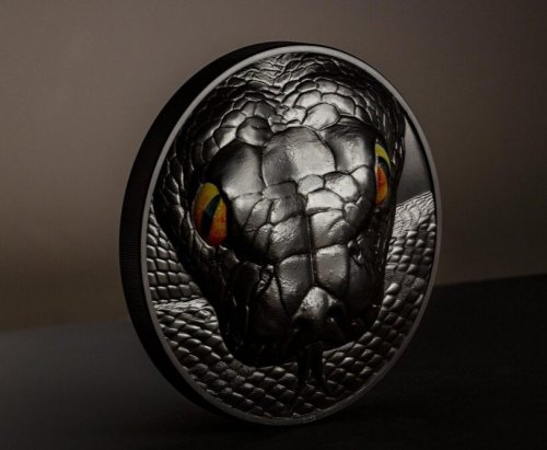 Palau 2023 50$ PYTHON Hunters By Night 1 Kg silver coin