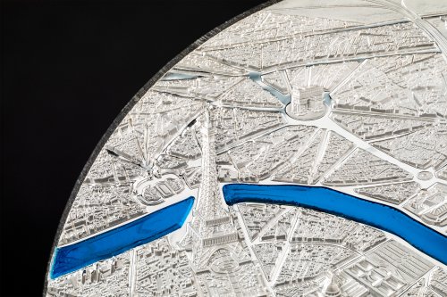 Palau 2021 50$ TIFFANY ART METROPOLIS Paris 1 Kg silver coin