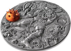 Niue 2017 5$ MINOTAUR Ancient Myths 2 Oz silver coin