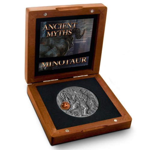 Niue 2017 5$ MINOTAUR Ancient Myths 2 Oz silver coin