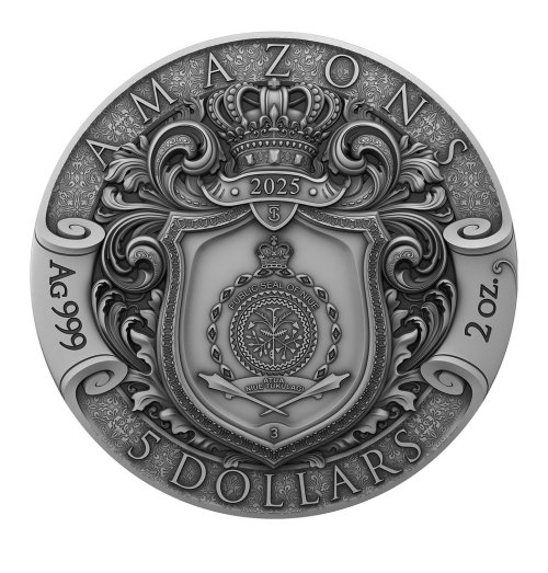 Niue 2025 5$ AMAZONS Eternal Sisters 2 Oz silver coin