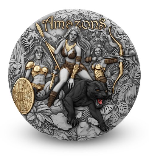 Niue 2025 5$ AMAZONS Eternal Sisters 2 Oz silver coin