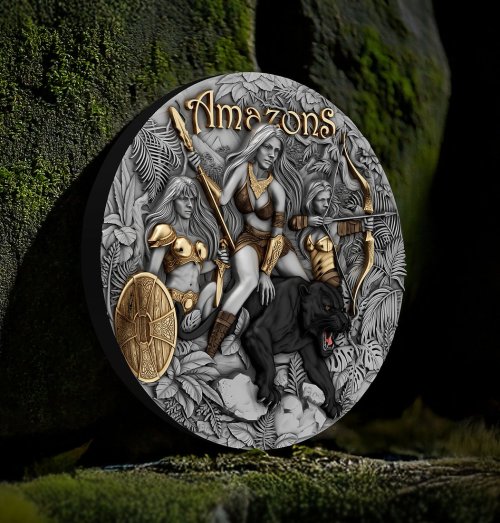 Niue 2025 5$ AMAZONS Eternal Sisters 2 Oz silver coin