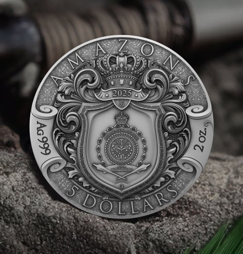 Niue 2025 5$ AMAZONS Eternal Sisters 2 Oz silver coin