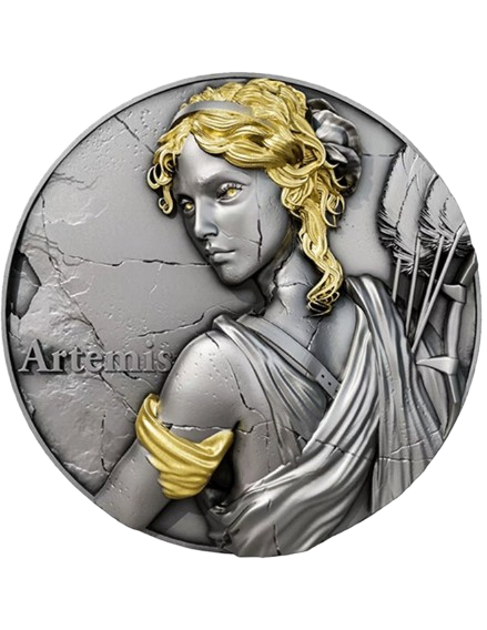 Cameroon 2025 2000 Francs ARTEMIS Six Olympian Goddesses 2 Oz silver coin