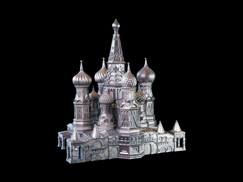 Cameroon 2025 3000 Francs SAINT BASIL CATHEDRAL Statue 10 Oz silver coin