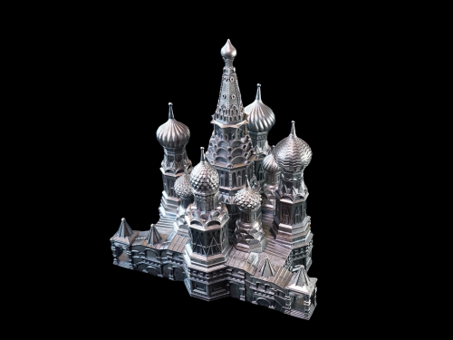Cameroon 2025 3000 Francs SAINT BASIL CATHEDRAL Statue 10 Oz silver coin