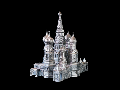 Cameroon 2025 3000 Francs SAINT BASIL CATHEDRAL Statue 10 Oz silver coin