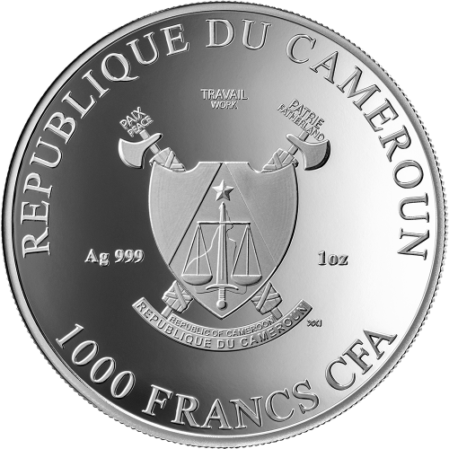 Cameroon 2025 1000 Francs THE THREE GRACES Celestial Beauty 1 Oz silver coin
